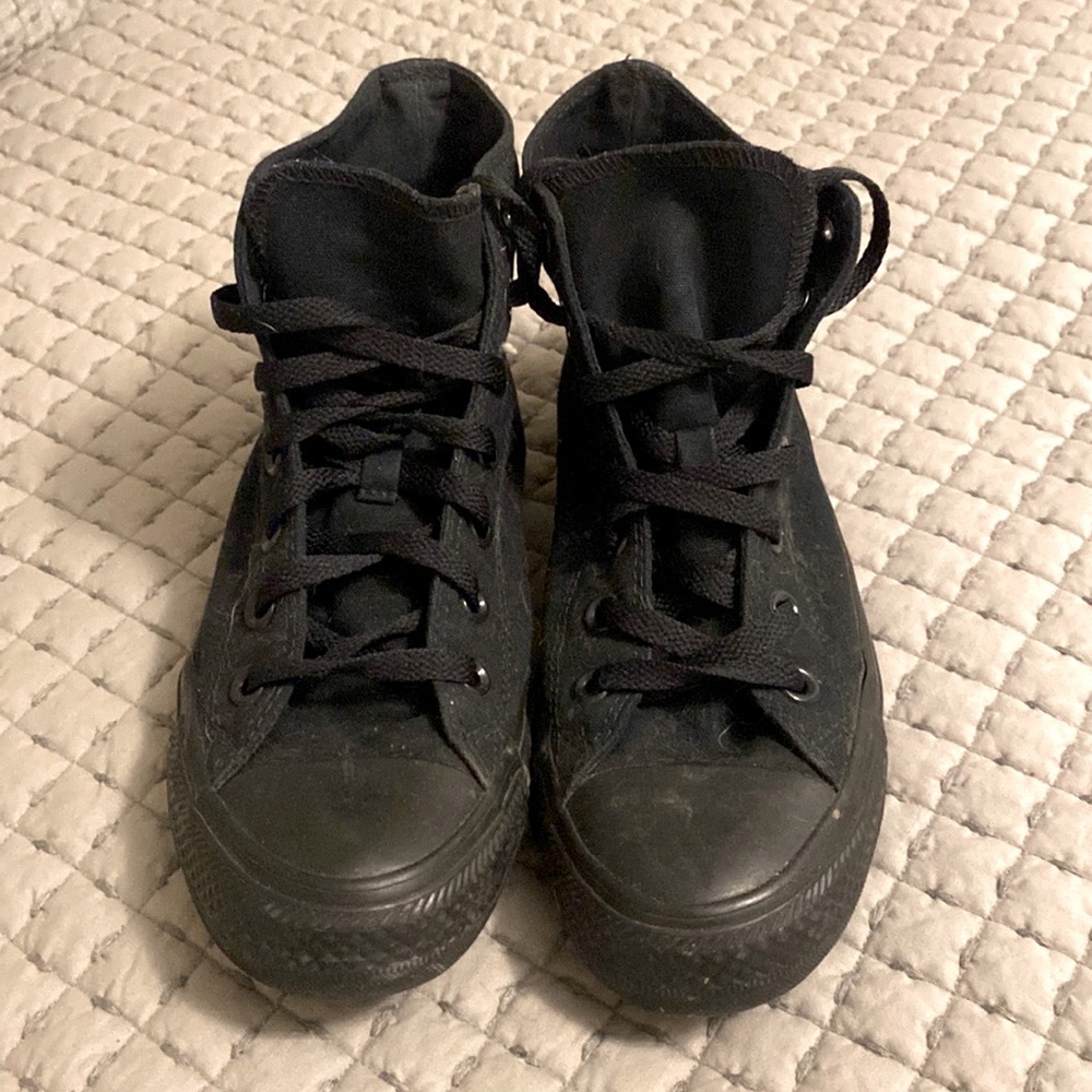 Converse Black High-Top Canvas Sneakers
